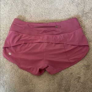 lululemon athletica Women's Speed Up Short 2.5” Moss Rose